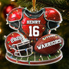 Personalized Acrylic Ornament – Christmas Gift For America Football Lovers – Born For The Game