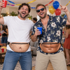 Personalized Belly Fanny Pack - Funny Gift For Man, Husband, Dad - Big Belly, Bigger Smiles