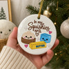 Personalized Ceramic Ornament - Christmas Gift For Kids - In My Squishy Era