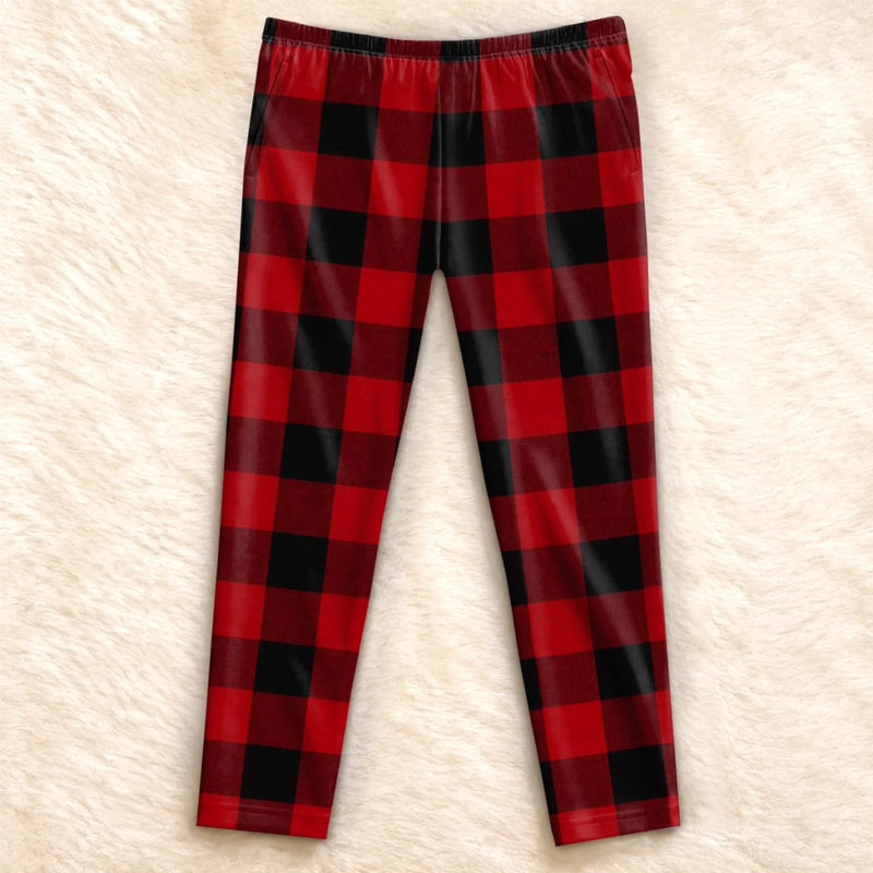 Personalized Pajama Pants - Christmas, Funny Gift For Men, Husband, Dad - Chilly Breeze In The Back