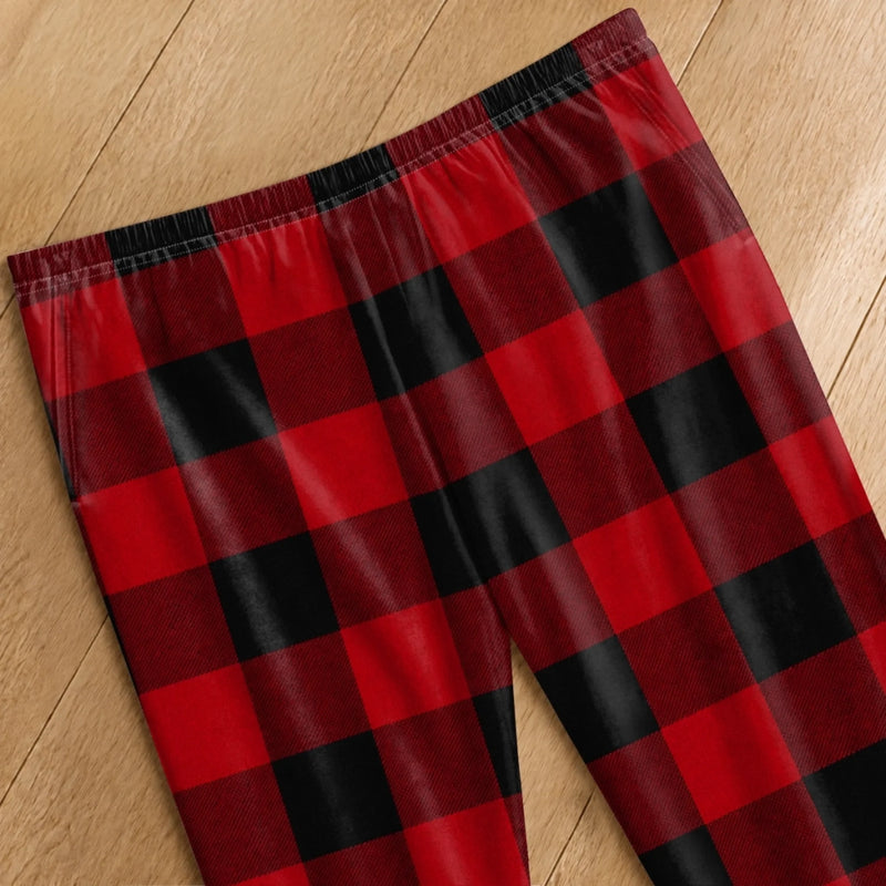 Personalized Pajama Pants - Christmas, Funny Gift For Men, Husband, Dad - Chilly Breeze In The Back