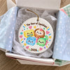 Personalized Ceramic Ornament - Christmas Gift For Kids - The Year Of Squishies