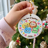 Personalized Ceramic Ornament - Christmas Gift For Kids - The Year Of Squishies