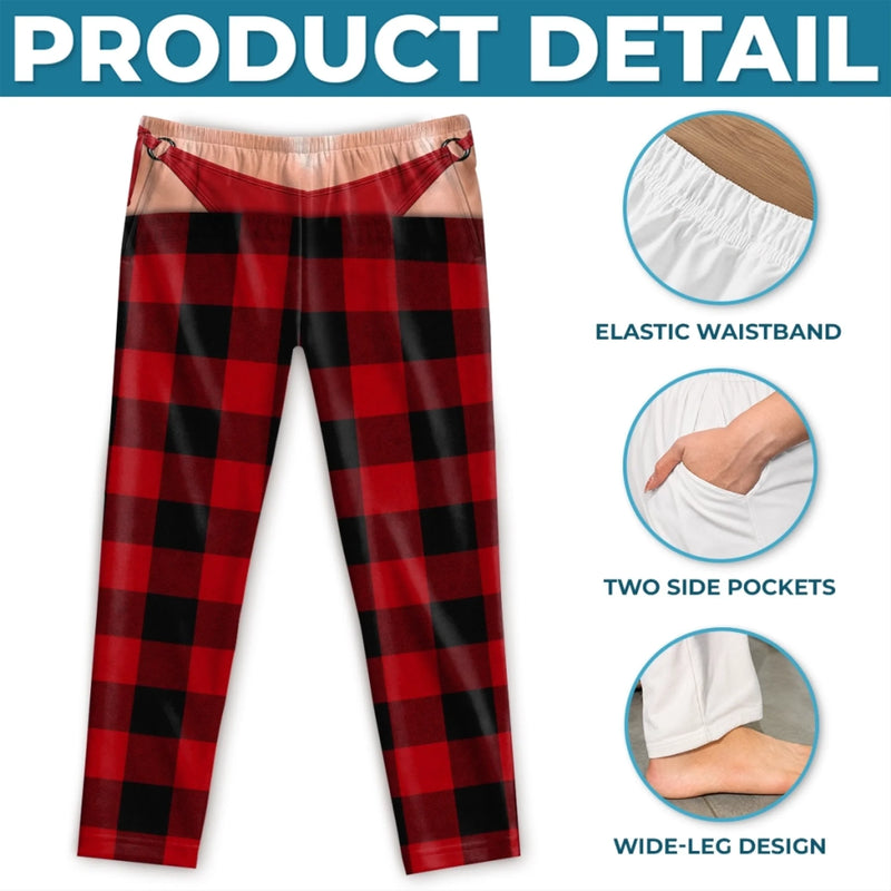 Personalized Pajama Pants - Christmas, Funny Gift For Women, Bestie, Sister - My Party Outfit