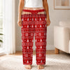 Personalized Pajama Pants - Christmas, Funny Gift For Women, Bestie, Sister - Too Cozy To Care