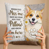 Personalized Photo Pillow - Sympathy Gift For Pet Lovers - Forever Live In Your Warm Hugs