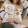 Personalized Photo Pillow - Sympathy Gift For Pet Lovers - Forever Live In Your Warm Hugs