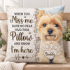 Personalized Photo Pillow - Sympathy Gift For Pet Lovers - Forever Your Little Buddy