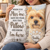Personalized Photo Pillow - Sympathy Gift For Pet Lovers - Forever Your Little Buddy