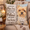 Personalized Photo Pillow - Sympathy Gift For Pet Lovers - Forever Your Little Buddy