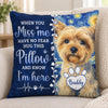 Personalized Photo Pillow - Sympathy Gift For Pet Lovers - Our Love Stays With You