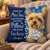 Personalized Photo Pillow - Sympathy Gift For Pet Lovers - Our Love Stays With You