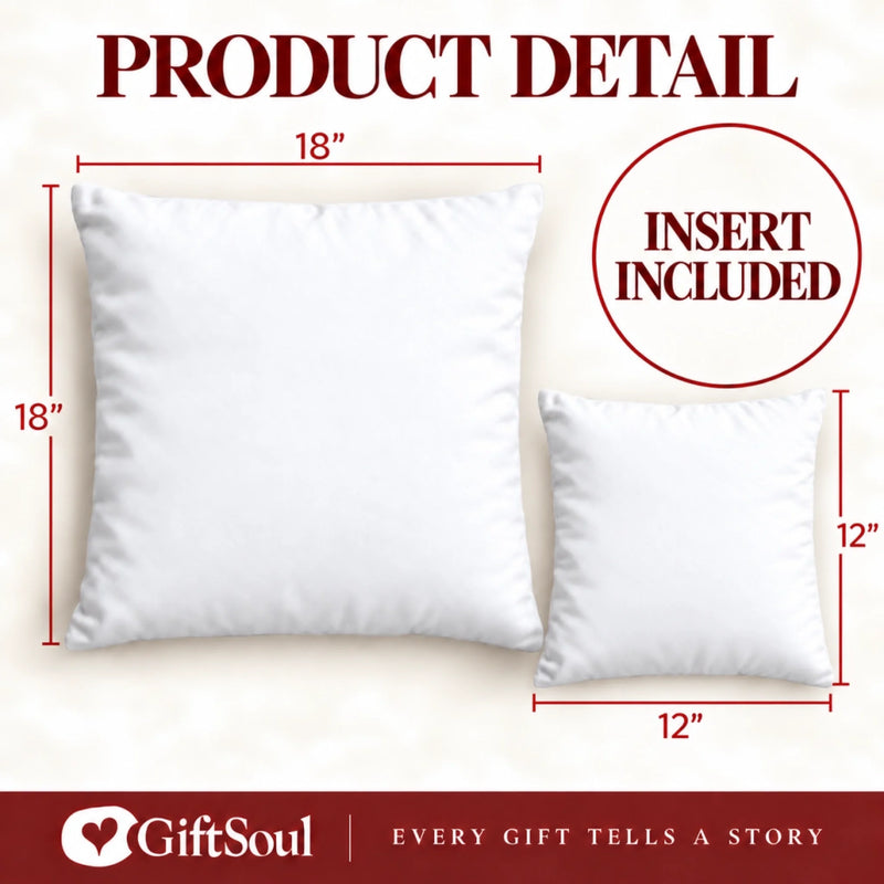 Personalized Photo Pillow - Sympathy Gift For Pet Lovers - Our Love Stays With You
