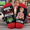 Personalized Crew Socks – Gift For Soccer Lovers, Sport Lovers - Just One More Match
