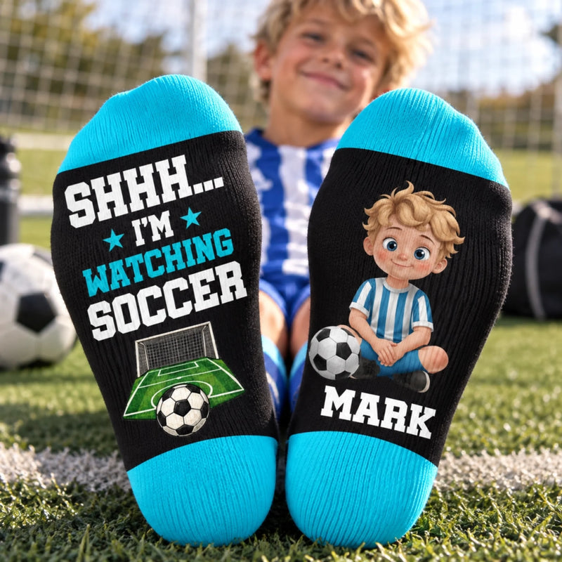 Personalized Crew Socks – Gift For Soccer Lovers, Sport Lovers - Just One More Match