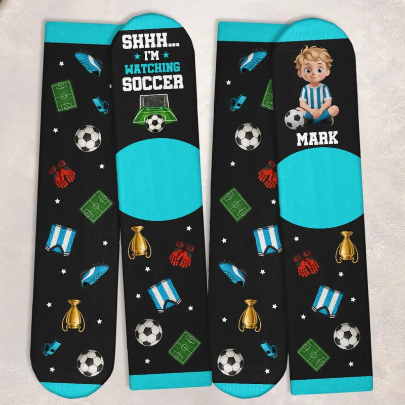 Personalized Crew Socks – Gift For Soccer Lovers, Sport Lovers - Just One More Match