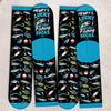 Personalized Crew Socks – Gift For Fishing Lovers – Time For Fisherman