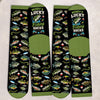 Personalized Crew Socks – Gift For Fishing Lovers – Fish Of the Day