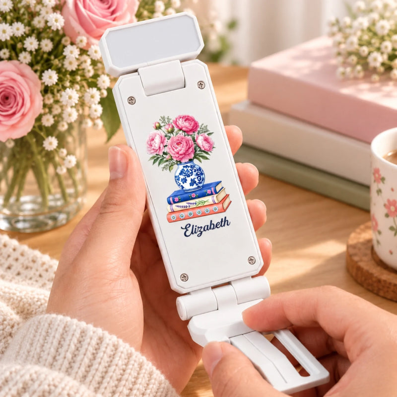 Personalized Clip LED Reading Lamp – Gift For Book Lovers – A World In Every Chapter
