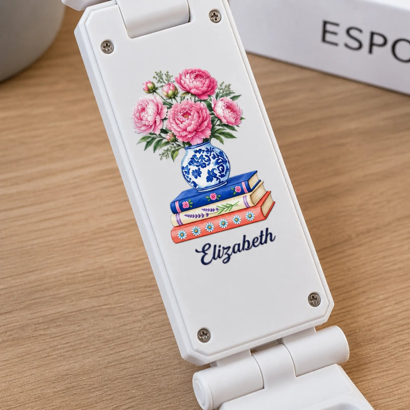 Personalized Clip LED Reading Lamp – Gift For Book Lovers – A World In Every Chapter