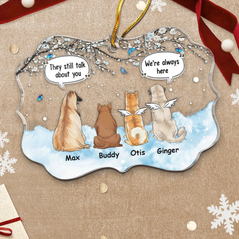 Personalized Acrylic Ornament – Christmas, Sympathy Gift For Pet Lovers – Forever In My Heart