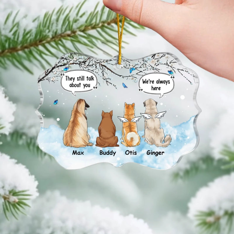 Personalized Acrylic Ornament – Christmas, Sympathy Gift For Pet Lovers – Forever In My Heart