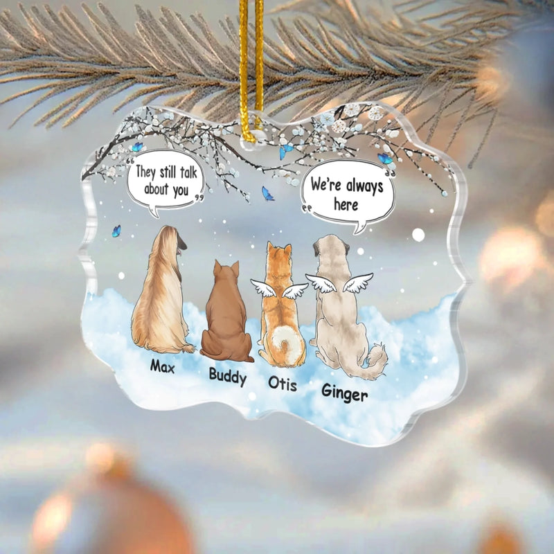 Personalized Acrylic Ornament – Christmas, Sympathy Gift For Pet Lovers – Forever In My Heart
