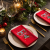 Personalized Cotton Napkin - Christmas Gift For Family - Home Is Around The Table
