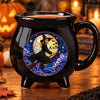Personalized Photo Cauldron Coffee Mug – Halloween Witchy Gift For Sister, Bestie, Best Friend – Stay Magical