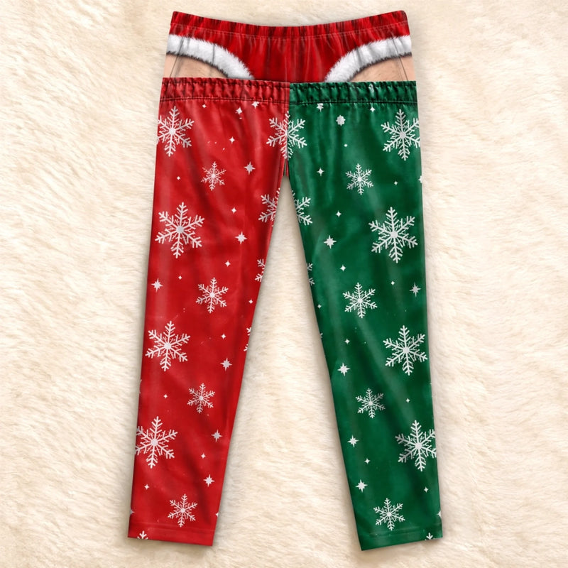 Personalized Pajama Pants - Christmas, Funny Gift For Men, Husband, Dad - Naughty Looks Good On Us