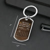 Personalized Photo Keychain - Sympathy Gift For Family - Your Love Remains