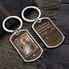 Personalized Photo Keychain - Sympathy Gift For Family - Your Love Remains
