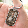 Personalized Photo Keychain - Sympathy Gift For Family - Your Love Remains