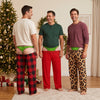 Personalized Pajama Pants - Christmas, Funny Gift For Men, Husband, Dad - Born To Be A Little Naughty