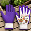 Personalized Coated Grip Gardening Gloves – Christmas Gift For Garden Lovers, Plant Lovers, Gardeners – Mom's Favorite Garden