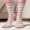 Personalized Crew Socks - Crochet, Knitting Gift For Craft Lovers - Shhh I'm Crocheting