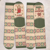 Personalized Crew Socks - Crochet, Knitting Gift For Craft Lovers - Sorry I'm Knitting
