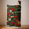 Personalized Snuggle Blanket, Hoodie Blanket - Gift For Book Lovers - Lost In The Pages