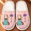 Personalized Flat Scuff Slippers - Gifts For Book Lovers - Lost In A Good Book