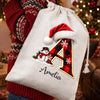 Personalized Drawstring Gift Bag - Christmas Gift For Kids, Family - Magical Delivery Service