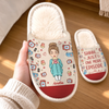 Personalized Flat Scuff Slippers - Gift For Movie Lovers - Just One More Episode