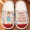Personalized Flat Scuff Slippers - Gift For Movie Lovers - Just One More Episode