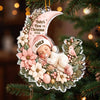 Personalized Baby's First Christmas Acrylic Ornament – Gift For New Parents, Baby – A Little Piece Of Heaven