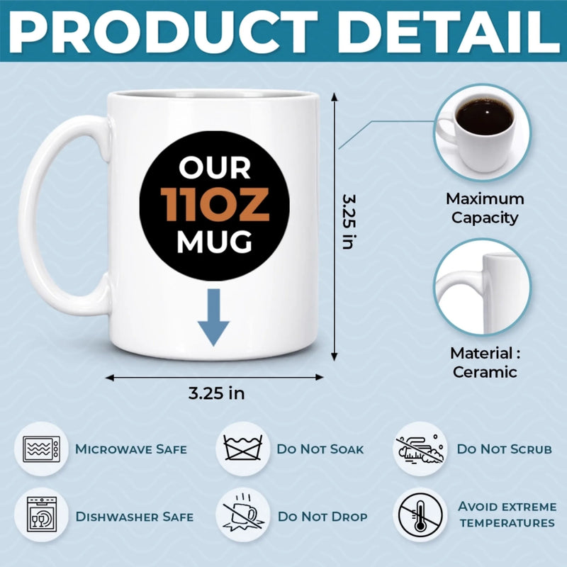 Personalized 3D Inflated Effect Printed Mug – Birthday Gift For Daughter – Congrats On Being My Daughter