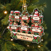 Personalized Acrylic Ornament – Christmas Gift For Family – All Aboard The Family Train