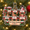 Personalized Acrylic Ornament – Christmas Gift For Family – All Aboard The Family Train