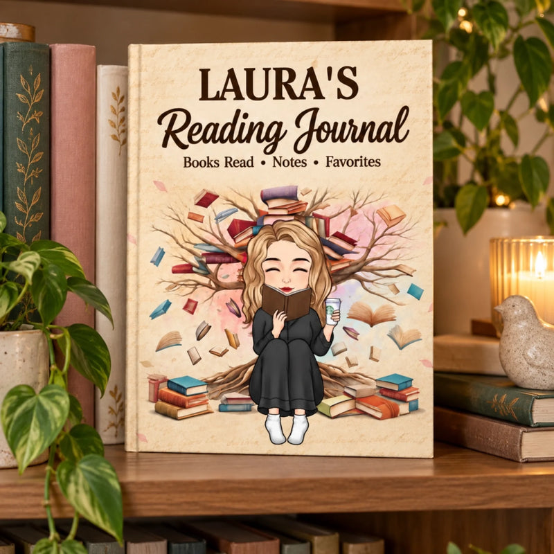Personalized Hardcover Journal - Gift For Book Lovers - Where Reading Memories Live