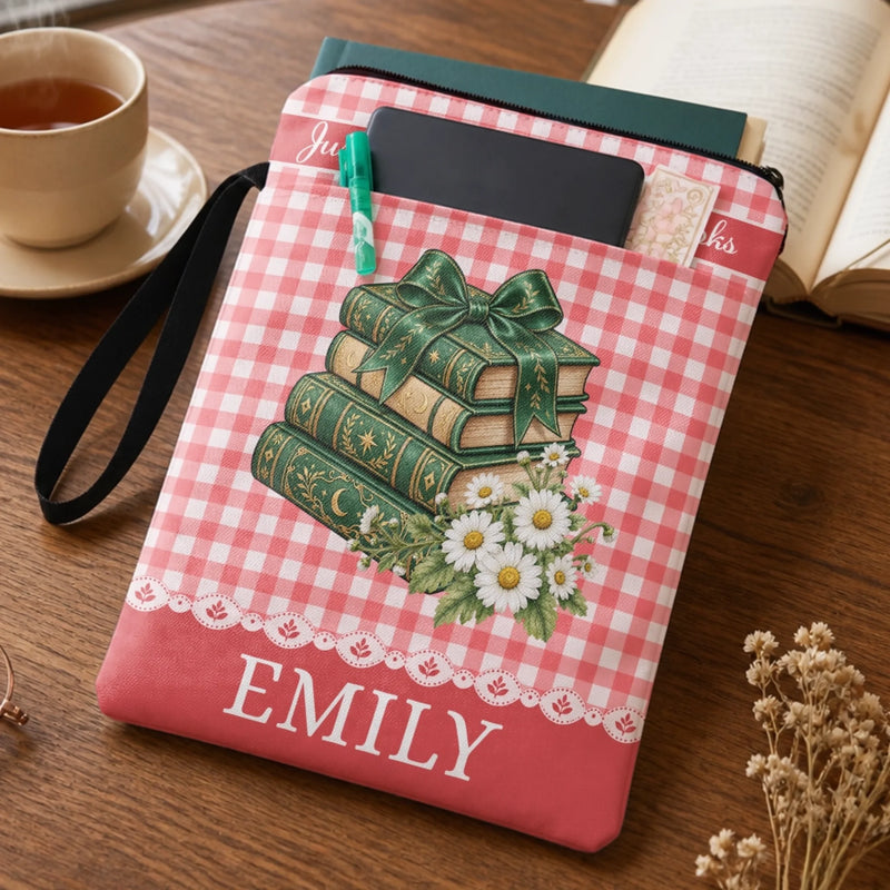 Personalized Book Sleeve - Gift For Book Lovers - Lost In A World Of Stories