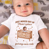 Personalized Photo Baby Onesie – Gift For New Mom, Baby – Got My Own Crib