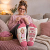 Personalized Crew Socks - Crochet, Knitting Gift For Craft Lovers - Currently Counting Stitches